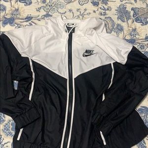 Nike 1X jacket black and white windbreaker